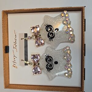 Betsey Johnson Ghost Earrings